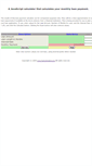 Mobile Screenshot of loancalculator.org